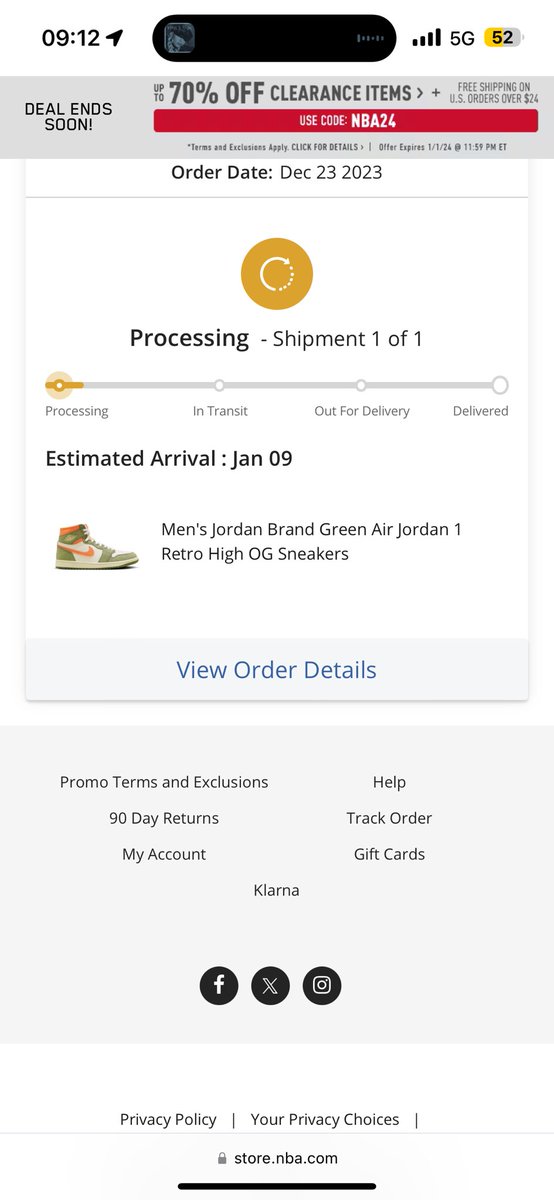 darlingNik1908's tweet photo. @snkr_twitr H/t to yall! Cause I took an L on SNKRS 🙌🏾 https://t.co/JwmLsE5DyC
