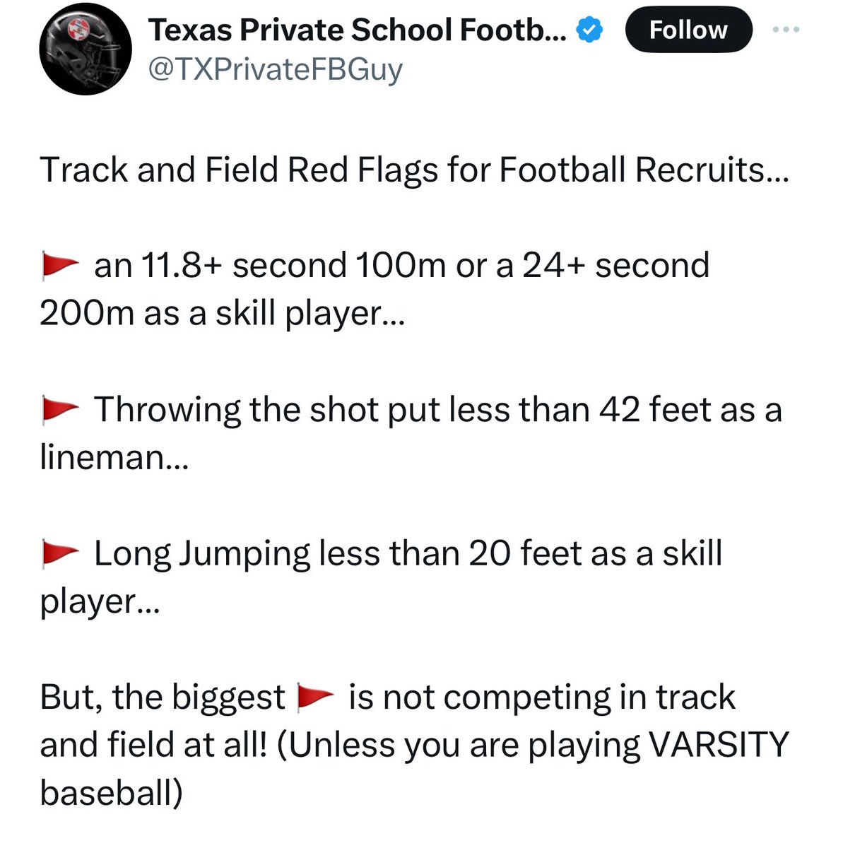 The cold hard truth coming from Texas.