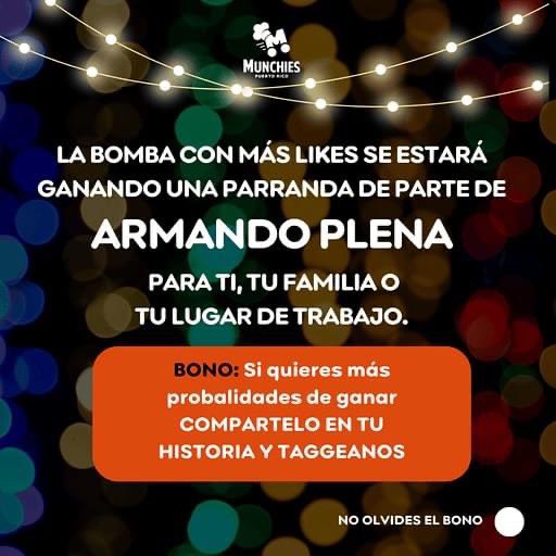¡Participa y gánate una parranda estas Navidades con Munchies! Tienes hasta este próximo domingo para participar. #ParrandeaConMunchies