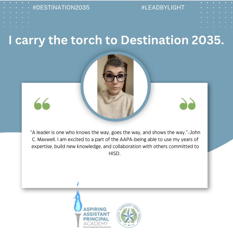 #Destination2035 #LeadByLight