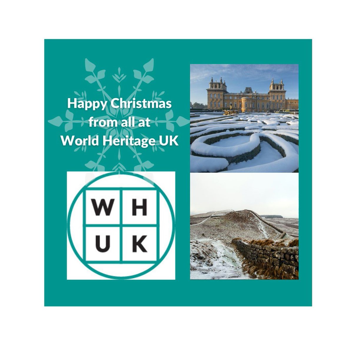 The Trustees, staff and volunteers of World Heritage UK would like to wish all members, stakeholders and partners a very happy Christmas 🎄 We have an exciting 2024 programme planned and look forward to seeing you soon. WHUK will be taking a break from 21 December to 1 January.