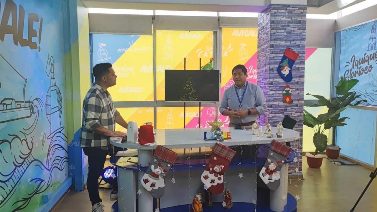 Estuvimos en #matinal #avisale de <a href="/RTC_TELEVISION/">RTC TELEVISION</a> junto a <a href="/Bisco8Evaristi/">Luciano Evaristi 📺📻</a> conversando sobre #feriado #irrenunciable de #navidad y #añonuevo 2024 
#DTenTerreno #DerechosLaborales
#Iquique #Tarapacá <a href="/SeremiTrab_1R/">Mintrab Tarapacá</a> <a href="/IquiqueDeTodos/">Municipalidad de Iquique</a> <a href="/DPRTarapaca/">Delegación Presidencial Regional de Tarapacá</a> <a href="/VoceriaTarapaca/">Seremi Gobierno Tarapacá</a>