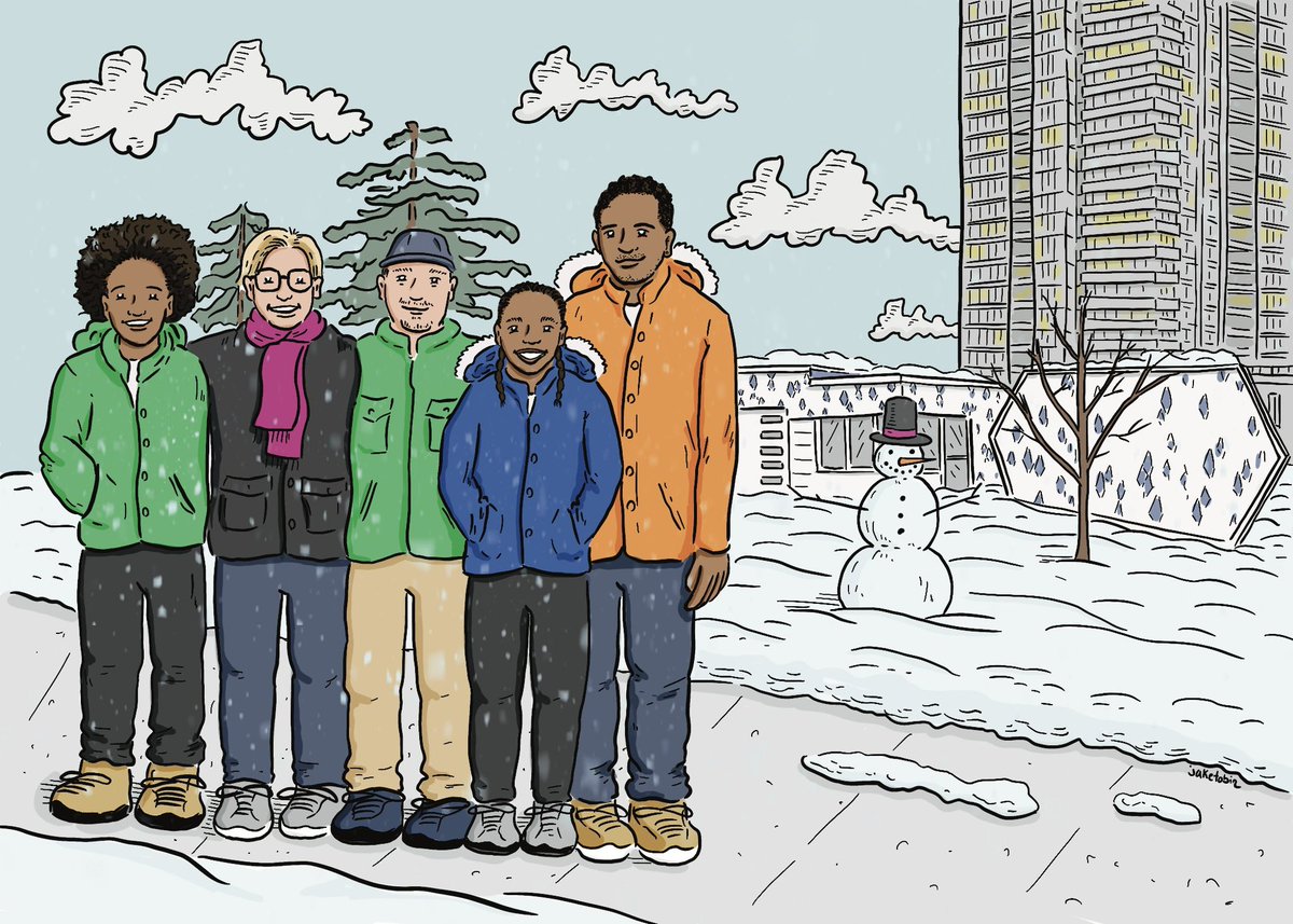 Shelley Carroll (@shelleycarroll) on Twitter photo Merry Christmas to everyone celebrating in #DonValleyNorth and across #TO! <a href="/jaketobin/">Jake Tobin Garrett</a> designed our holiday cards, featuring Tyson, me, Sandy, Eva & Tristan at Ethennonnhawahstihnen' Park. Remember to support local artists and makers whenever you can this holiday season! 🎄 Merry Christmas to everyone celebrating in #DonValleyNorth and across #TO! <a href="/jaketobin/">Jake Tobin Garrett</a> designed our holiday cards, featuring Tyson, me, Sandy, Eva & Tristan at Ethennonnhawahstihnen' Park. Remember to support local artists and makers whenever you can this holiday season! 🎄