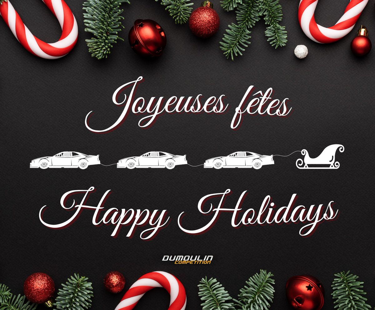 De toute l’équipe Dumoulin Compétition : Joyeuses fêtes 🎄 Happy Holidays from the Dumoulin Compétition team