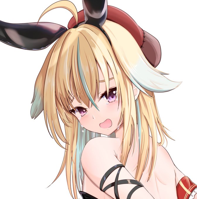 #のらーと
全身絵はコミケ本にて見れますが、最高傑作の出来栄えです。トリミングして分かりづらいですが、バニーノラ君です。

正直、いっちばん自信のあるイラストなので是非来てください...!!✨✨ 