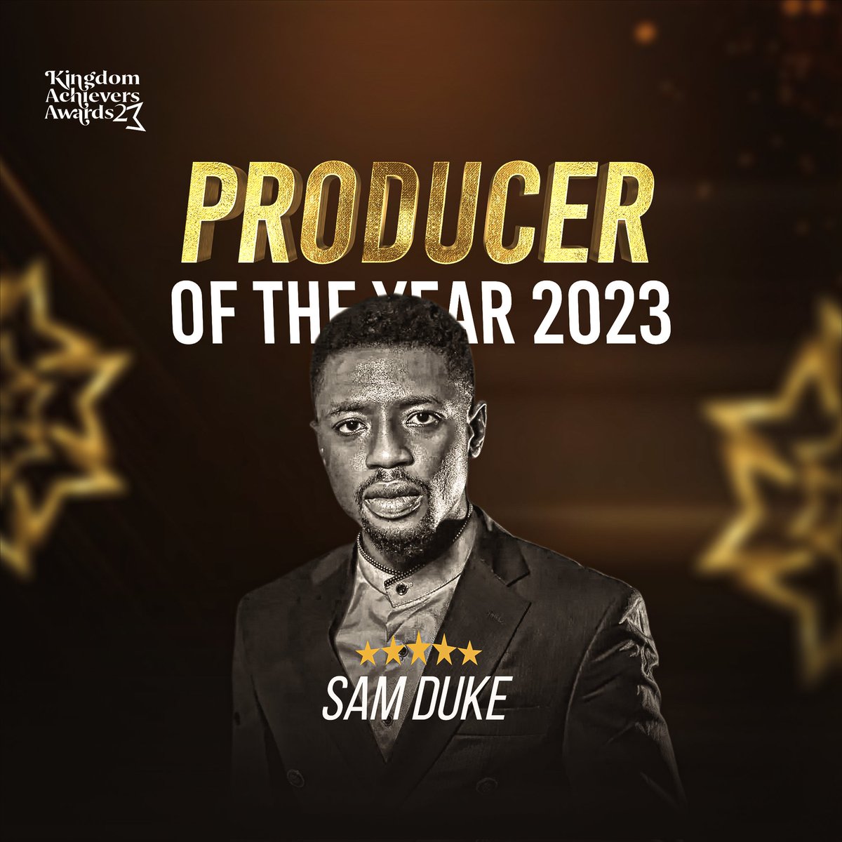 Producer of the Year Award goes to Samduke! 🏆 Congratulations on this well-deserved honor!  #ProducerOfTheYear #SamDuke #KAA2023 this