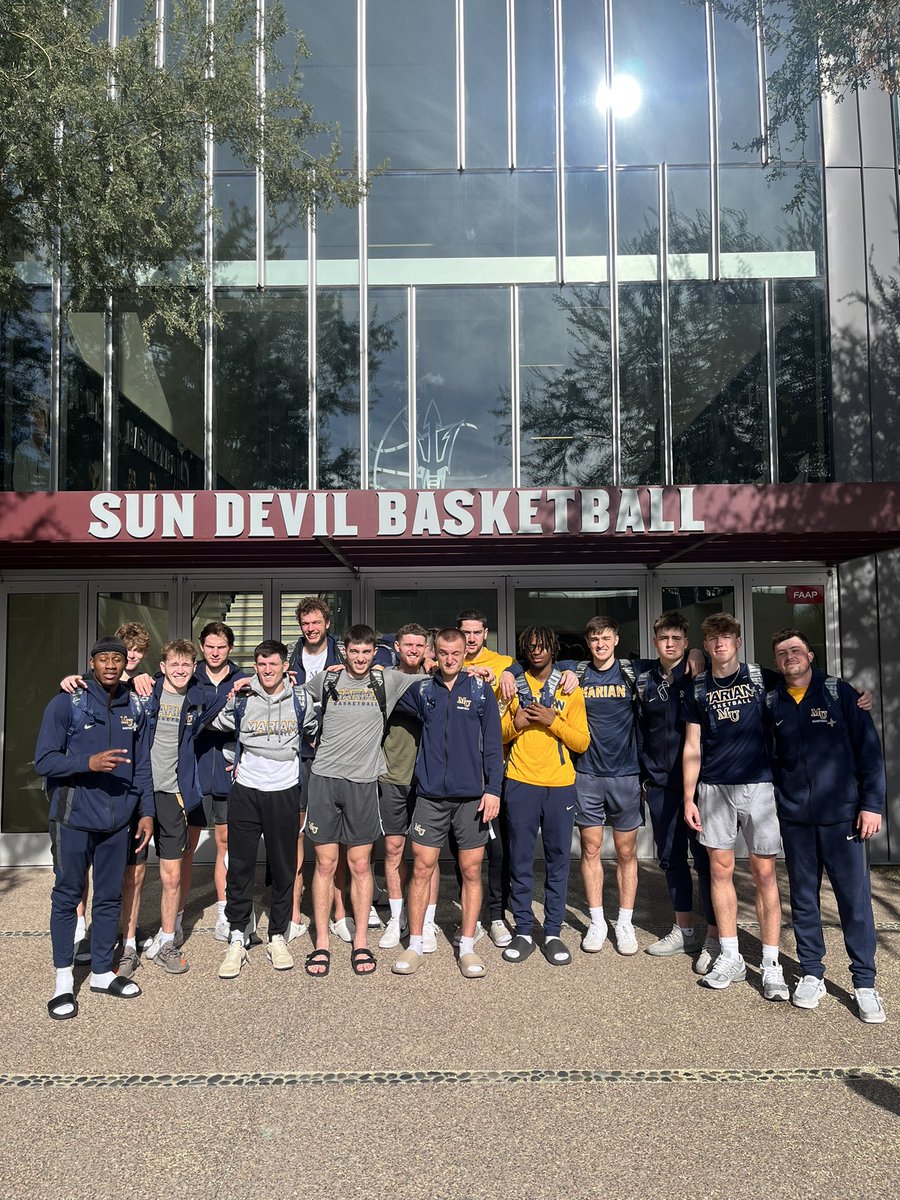 MarianMensBBall's tweet photo. Two big team wins out in the Arizona desert and some quality time together before Christmas!
#BeAKnight
#TheKnightMovement https://t.co/j9Q1cBwpqt