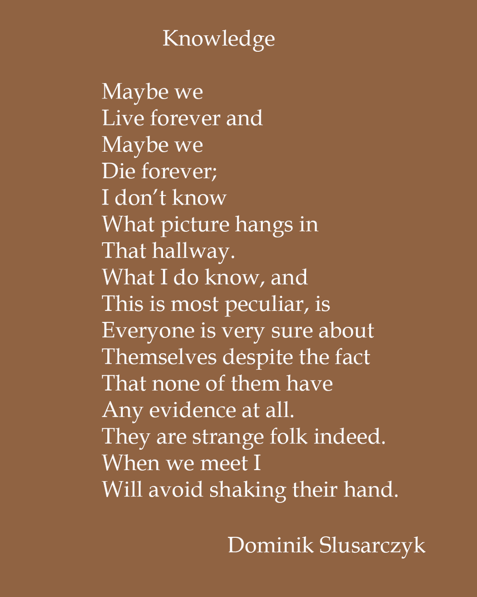 thedreamingseal's tweet photo. Knowledge

#poetry #poem https://t.co/JzZnQpdqsu