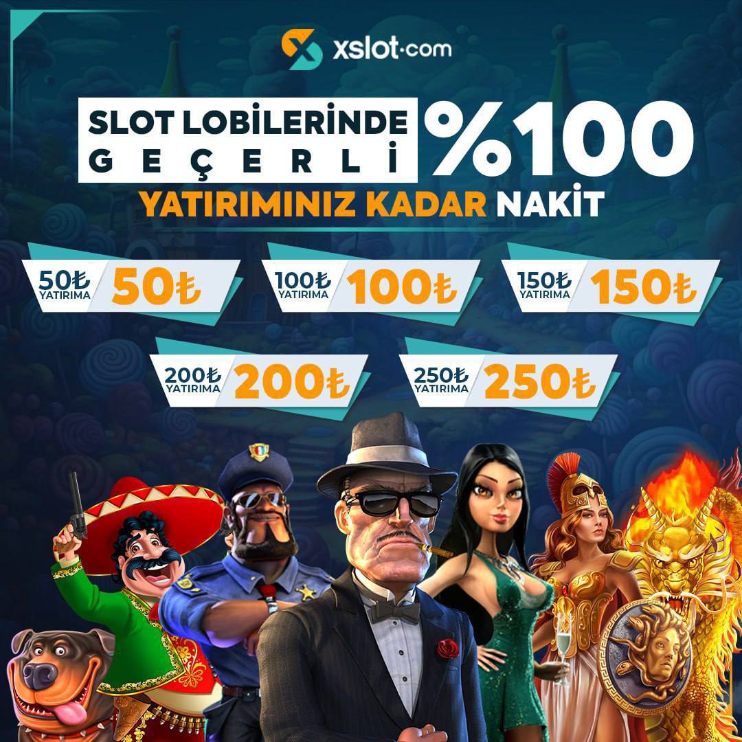 ⚡️SLOT LOBİLERİNDE GEÇERLİ ✔️%100 NAKİT BONUS AKTİF EDİLDİ 💰 50 TL - 250 TL Arası Yatırım Yap ! 🎁 %100 Slot Nakit Bonusunu al ⚡️ Güncel Giriş ➡️ bit.ly/Xslotcom #xslot #casino #xslotgiris