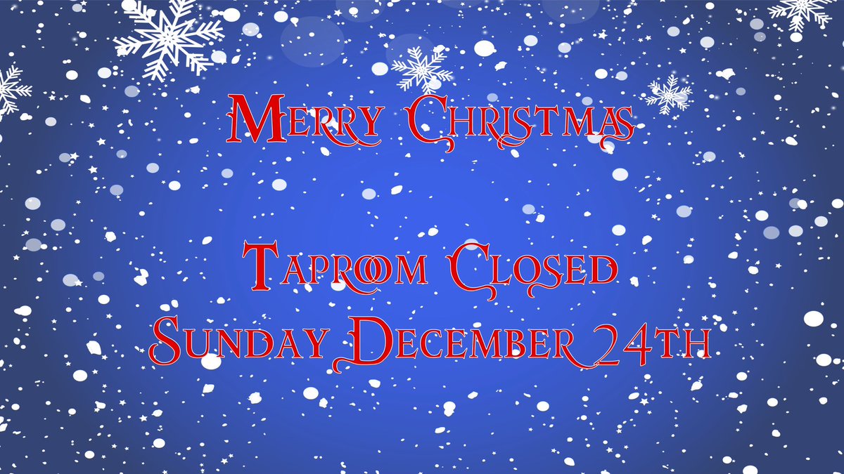 2 things that won’t be seen this Christmas: Snow &amp; our taproom. We’ll see you Wednesday Dec 27th.
#randomprecisionbrewing #inworthington #drinkupcolumbus #ohiocraftbeer #columbusunderground #experienceworthington #columbuscraftbeer #sourbeer #barrelagedbeer #barrelaged