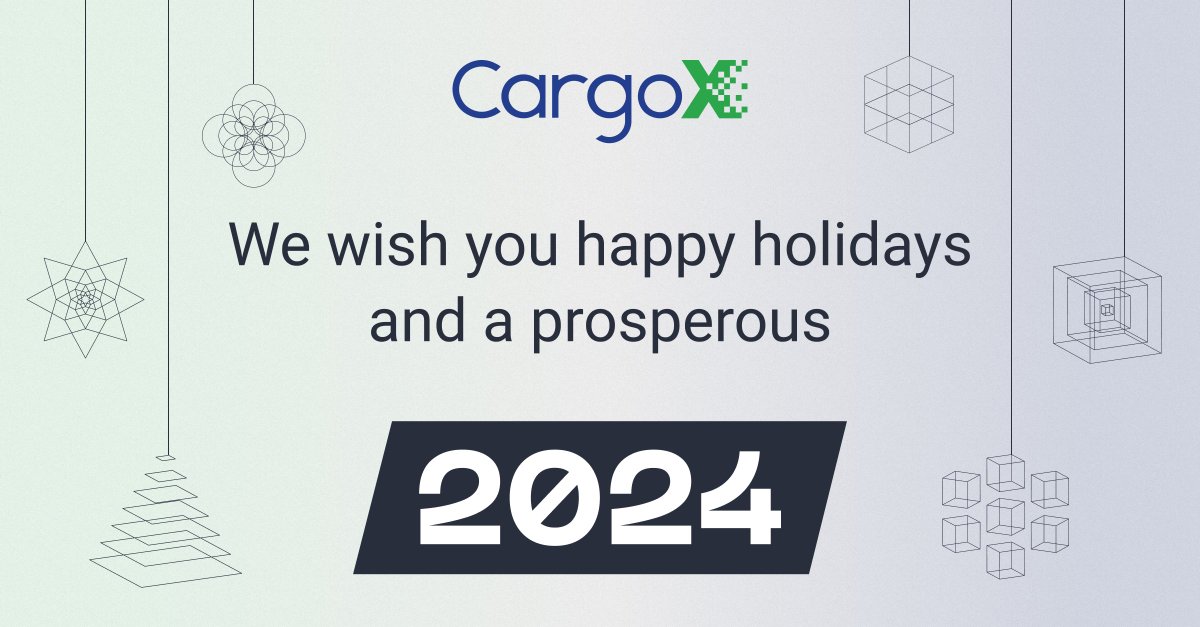 We wish you happy holidays and a prosperous #2024