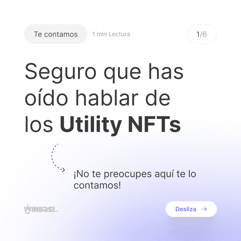 Winbase_'s tweet image. Seguro que has oído hablar de los #NFTs y los #Utilitys NFTs.  

Si no es así, no te preocupes, aquí estamos para explicarte brevemente su funcionamiento para que gracias a #Winbase puedas sacar el máximo partido a tu contenido