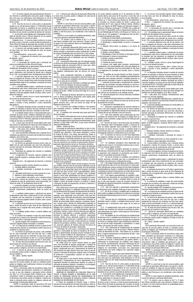 jcmo1977's tweet photo. Três concursos abertos para provimento de cargos de professor/a doutor/a em História da África, Metodologia do Ensino e da Pesquisa em História e História das Ciências no Departamento de História da FFLCH-USP. Inscrições a partir de 02/01/2024. Ajudem a divulgar! https://t.co/ZoA5ilPBQD