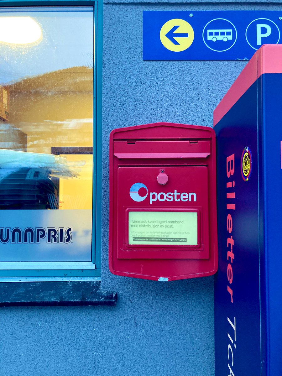 Postbox Saturday fun at the station. Taken a few weeks ago now. 📍Voss, Norway #PostboxSaturday