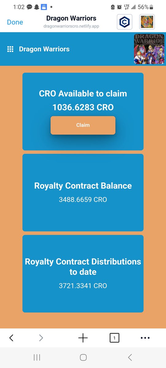 _TheSubie_'s tweet image. Who doesn&apos;t love #Cro airdrops! #Dragonwarriors #CorgiStudios #Minting