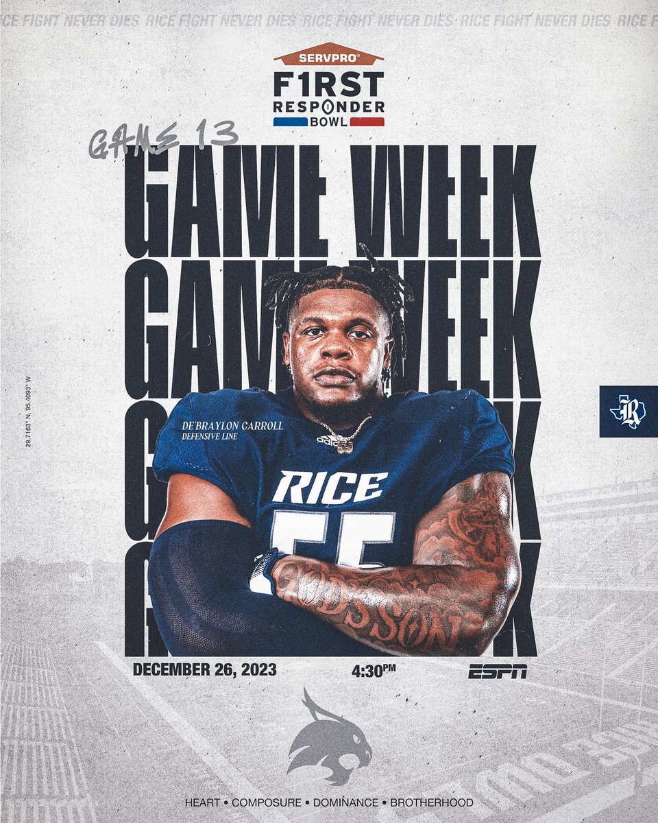 For the Final Time this Season, IT IS GAME WEEK‼️ #GoOwls👐 x #RFND