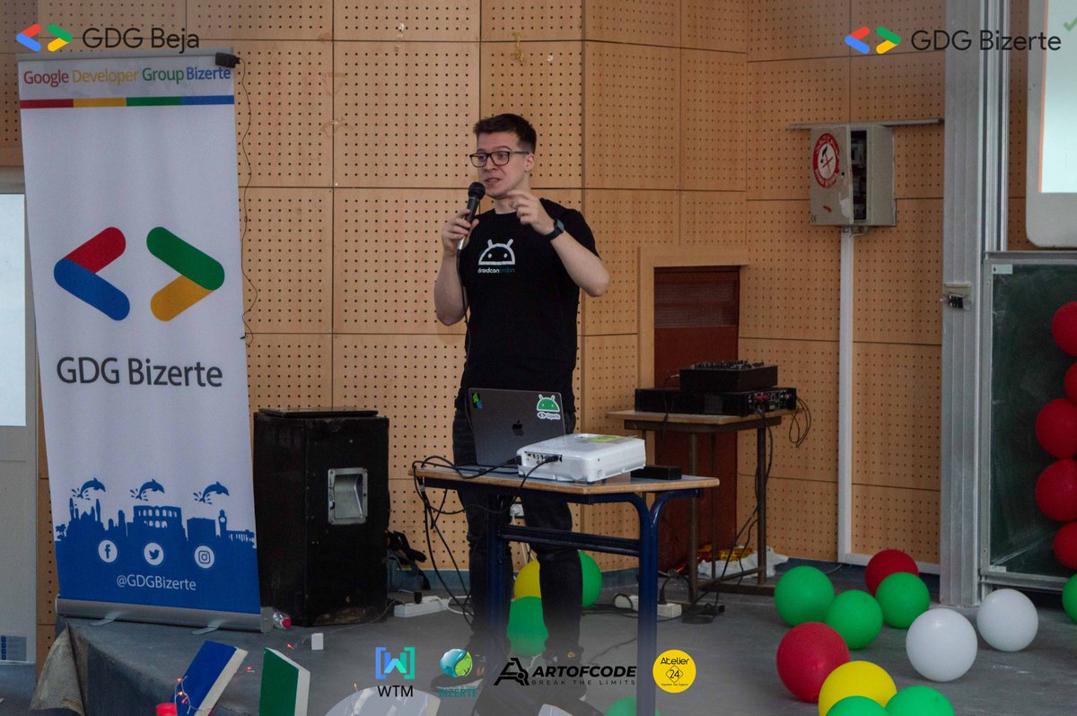 GDGBeja's tweet image. 📱 We want to extend a heartfelt thank you to Alexey Bykov, Senior Android Software Engineer our Google Developer Expert (GDE) for sharing an absolutely incredible talk. #gdgbeja #gdgbizerte #artofcode #DevFestBejaBizerte #AndroidDevelopment #ExoPlayer #GoogleDeveloperExpert