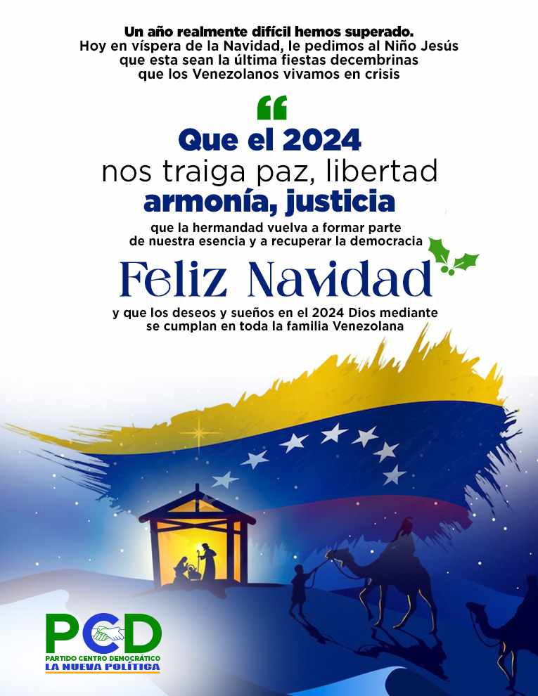 #23Dic La Gran Familia @PCD_Venezuela se suma a la Celebración Nacional por la Liberación de Nuestros Jóvenes  Ucevistas, ellos Levantaron su Voz y su Acción para Exigir la Democracia en #Venezuela

#NavidadesSinPresosPolíticos
@PCD_Venezuela 
@CarlosAlaimove
@MariaCorinaYA