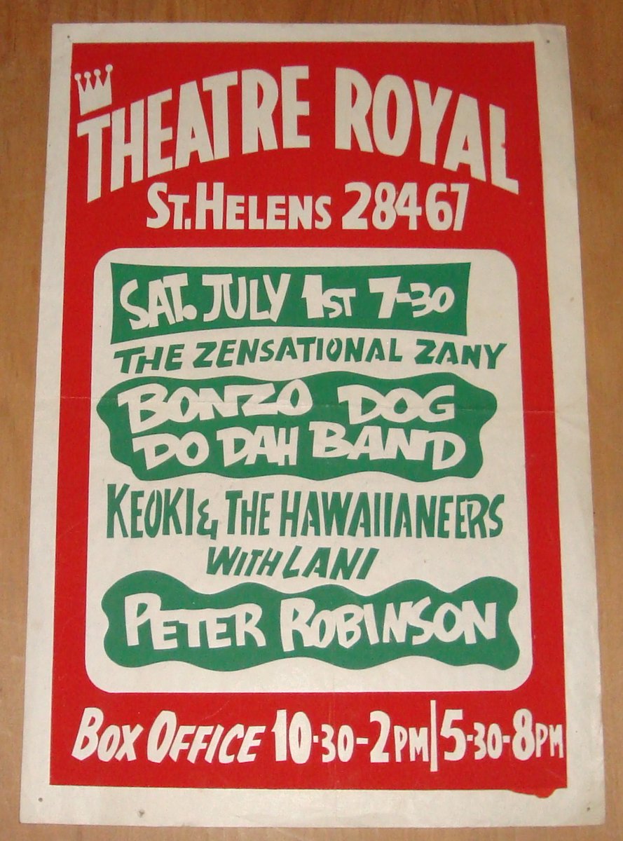 'The Zensational Zany' #BonzoDogDooDahBand play #TheatreRoyal St Helens