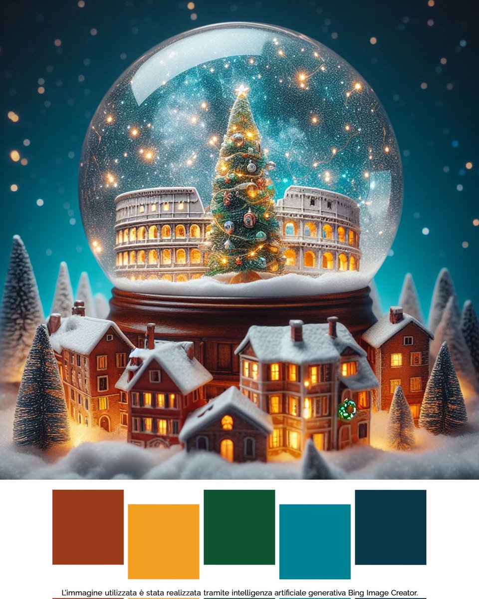 hello_im_fra's tweet photo. "Snow Globe Christmas Time in Rome"
#ai #aiart #dalle #bing #aigenerated #OpenAl #digitalart #generativeart #colorpaletteinspiration #christmastime #roma https://t.co/Qox5YNrPMp