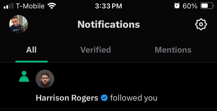 Majestic_0wl's tweet photo. It happened! Followed by โThe Legendโ
@HarrisonJRogers
To top it off at 3:33 ๐๐ซถ๐ฆ๐
Such a great dayโผ๏ธ
#SpreadTheHolidayMagic https://t.co/iPPfUr9UYW