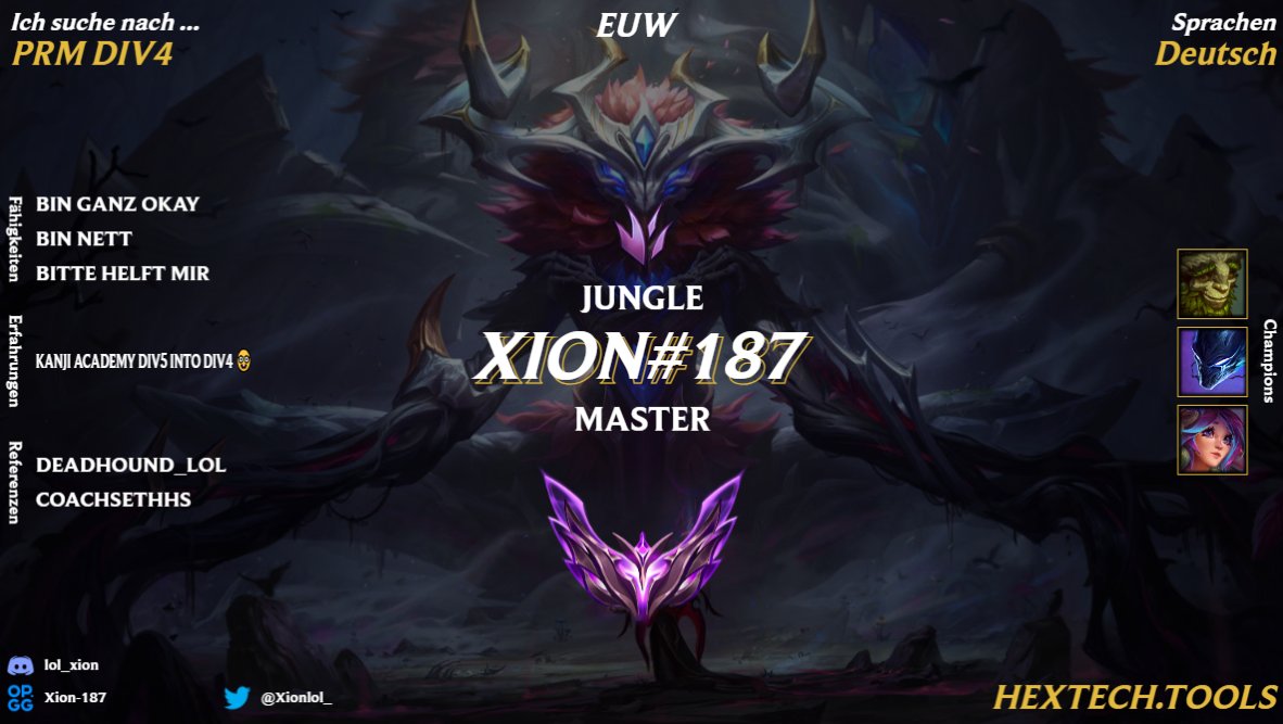 IRL is zu lw ohne Primeleague also bin ich wieder da hihi haha
(nehmt mich)

References sind Discord Tags unso🐸