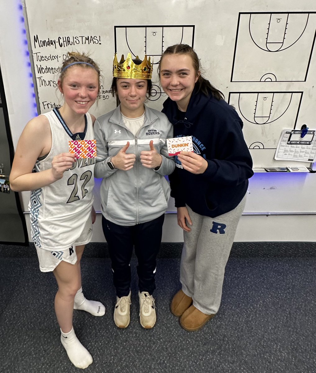 GirlsRootstown's tweet photo. Great game today as the Rovers move to 9-0 with a big win. The Rovers 84 points is the most scored in over 11 years! Todays Dunkin 🍩 Players of the Game are Porter and Sophi. The IPG is Melanie. 🏀💪🏀 https://t.co/KxYOgQJFTi