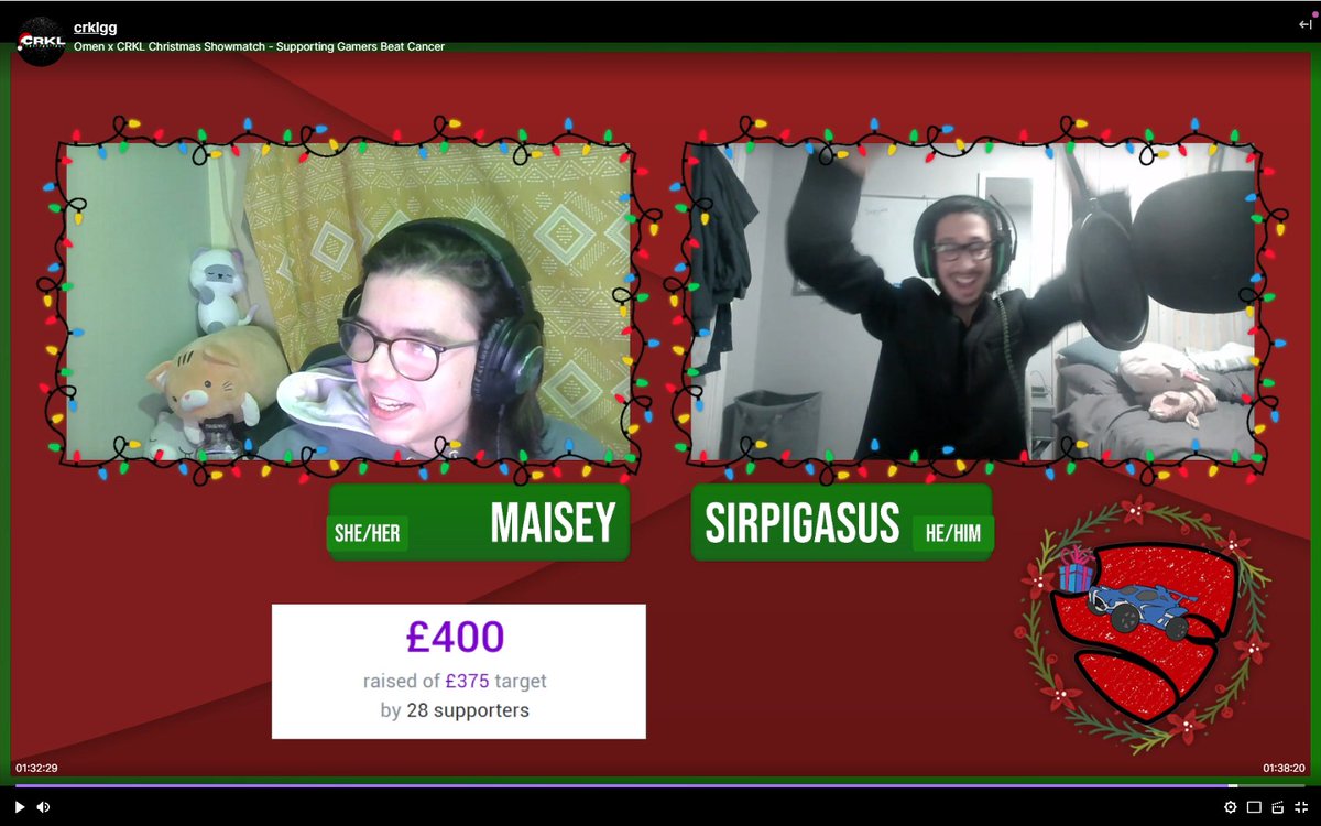 SirPigasus's tweet photo. CHARITY EVENT DONE!!!

TY for the invite and setup @OmenEsports_ @CRKLgg @RPS_EU 

£400 raised for @GamersbeatC before add-ons is incredible!

All the respect to everyone who helped make this happen and I am so proud to be a part of it

Donations close December 25th link below 🔽 https://t.co/qrv86zi33k