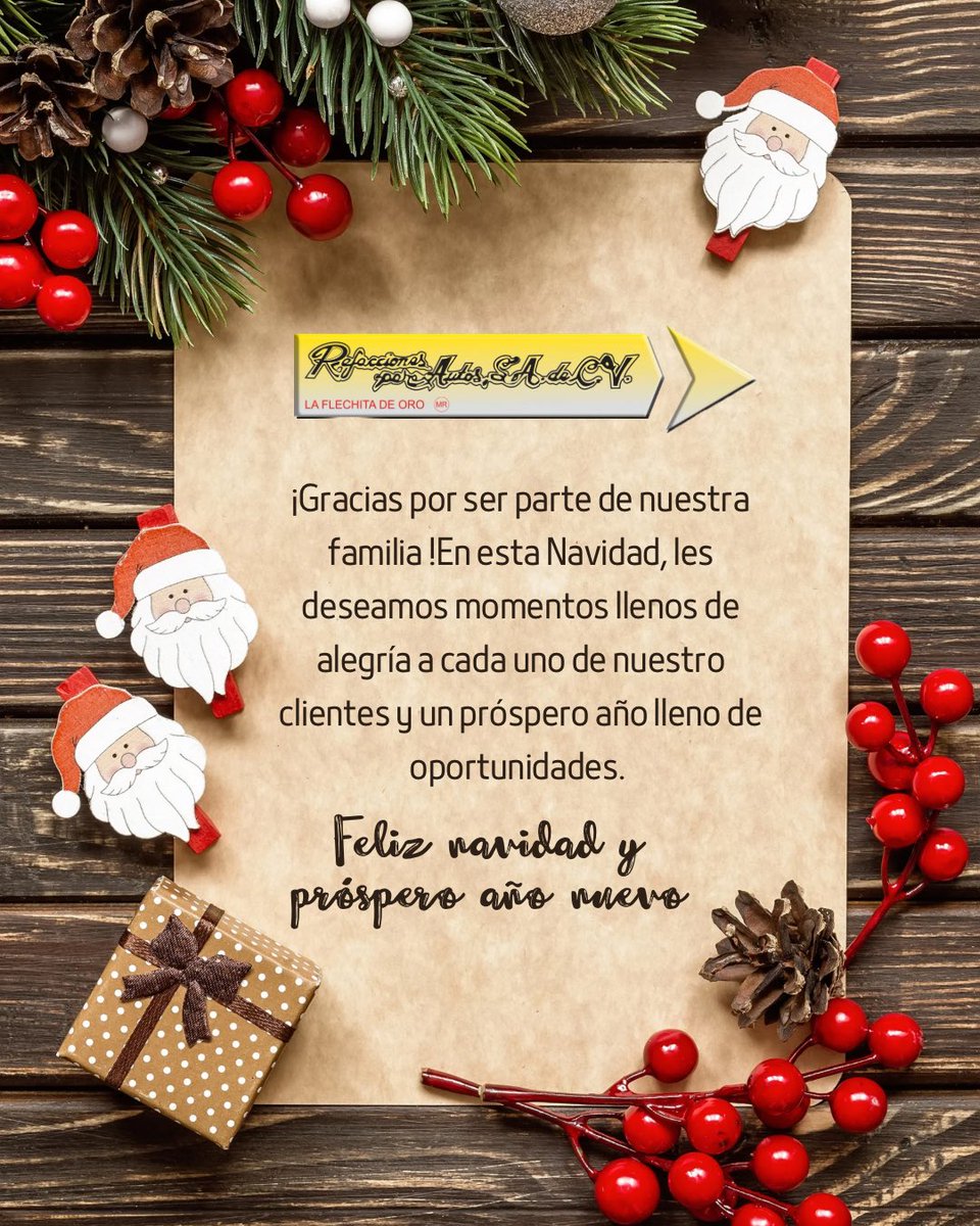 Flechitadeoro's tweet photo. Les quiero agradecer a cada uno de nuestros clientes por ser parte de nuestra refaccionaría y a los nuevos igual les queremos dar la bienvenida y espero que sigan compartiendo más años con su refa de confianza la flechita de oro https://t.co/tTaGi7nG4s