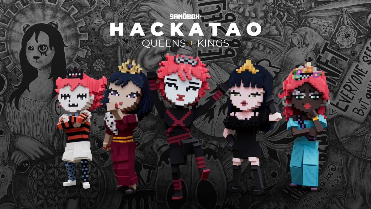 Hackatao's tweet photo. 👑HAPPY BIRTHDAY QUEENS+KINGS!!!👑
2 years have passed since the distant 23rd of December 2021, when we minted the first Q+K.
We have seen ups and downs, but we are still here keeping up the long march towards the realm of Art.
Queens+Kings has woven a rich tapestry of experiences, fostering deep connections and giving rise to the creation of unique Royals.
We are grateful to the wonderful community of Sovereigns for your support and foresight. 

For us, the community plays a crucial role as co-creators, actively shaping the artistic landscape of the Q+K realm. As Royals travel globally, as they have with @artcrush, their journey becomes a collaborative artistic journey. Let’s dive deep into what has been happening while we’ve been subverting hierarchies together.

In the past 2 years, the hacking tool has been used over 8,000 times by more than 600 unique addresses. The constant evolution of the Q+Ks is an unstoppable phenomenon, most are unrecognisable compared to their genesis versions. Perhaps this parallels the early years of life, marked by the trials and blessings of puberty. 😂

Some have chosen to cease altering their sovereigns' appearances using the freezing tool, signifying a sort of Royal adulthood. There are now 284 frozen avatars, a unique situation where collectors gain commercial rights. Over 200 of these also became avatars of @TheSandboxGame. The frozen find themselves exploring other realms with their Q+Ks!

Thanks to @NFTStudios_io, we have introduced the burning tool—a mechanism allowing the burning of traits and bases. Our aim is to increase the value of the project while improving scarcity. We understand the importance of the Royals to our collectors, and as such, the top burners will have the opportunity to receive an our Artwork in special edition of 23 🔥

The journey of Queens+Kings is only just beginning. We've been working on a series of animated short films to expand the imagery of the Royals for over 6 months now. An investment that we hope will take Queens+Kings to another level. 

As you know, our strength is vision, perseverance and experimentation. Thanks again to everyone who supports us and loves our art. 
Do you think Elon will allow us to take our Q+Ks to Mars?

PS: [Today is also the birthday of N... 🥳🎉]