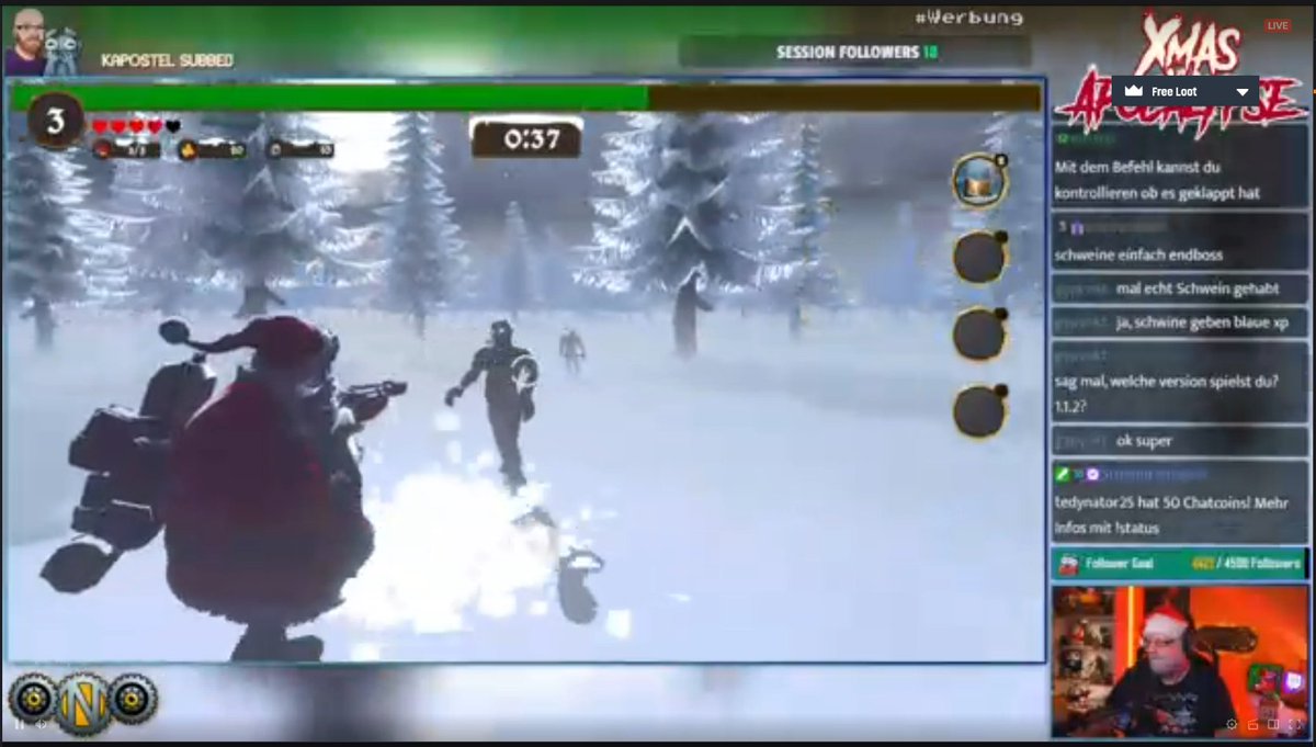 It's almost Christmas Eve and <a href="/Nayfal78/">Nayfal</a> is streaming #XmasApocalypse on twitch. Wenn du deutsch sprichts, komm vorbei twitch.tv/nayfal

And the game is still 30% off in the #SteamWinterSale. So check out the gameplay and then buy it 🎅

#videogames #streamer #Christmas2023