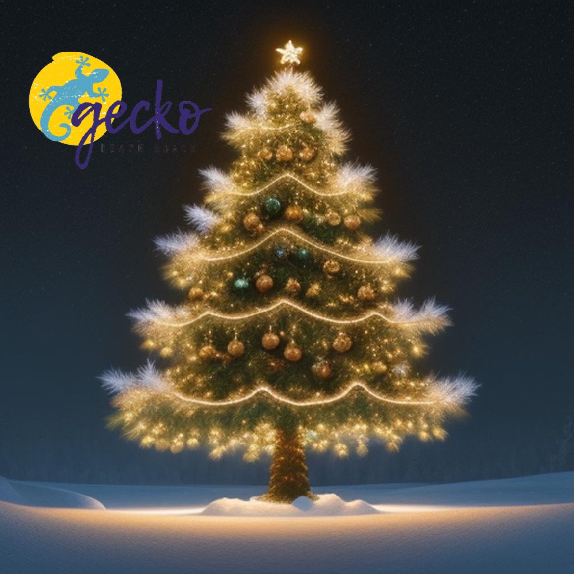 ShackGecko's tweet image. Gecko Christmas and happy NOW year…😝 
🦎❄️🎄🎁 #livenow #viveahora #geckobeachshack