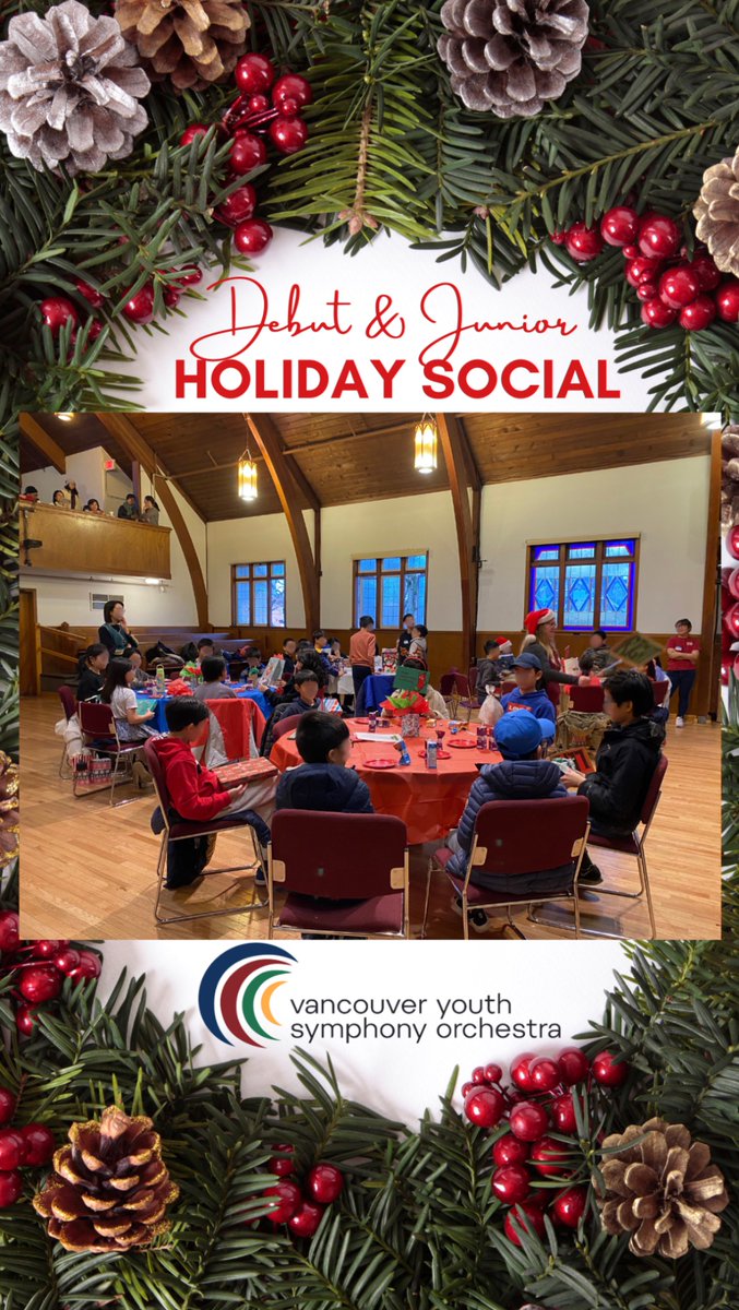 We had such a fun time hosting our first-ever Holiday Social for our Debut and Junior orchestras last Sunday! Happy holidays! 🎄 🎶