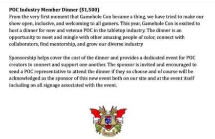 WeeWheaton's tweet photo. Why do they do stuff like this?
Become a sponsor so you can be the "white savior" hero?
Lefties treat black people like they're animals in one of those ASPCA commercials. I imagine a Sarah McLachlan song will be playing sadly in the background of this "POC Only" dinner. https://t.co/AiZvvnxbFE