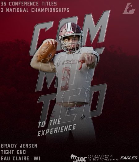 First and foremost I would like to thank my family, friends and coaches for their support and pushing me to become the person and player I am today. I would also like to thank the coaches that took there time to recruit me and view me as a potential part of there program. With