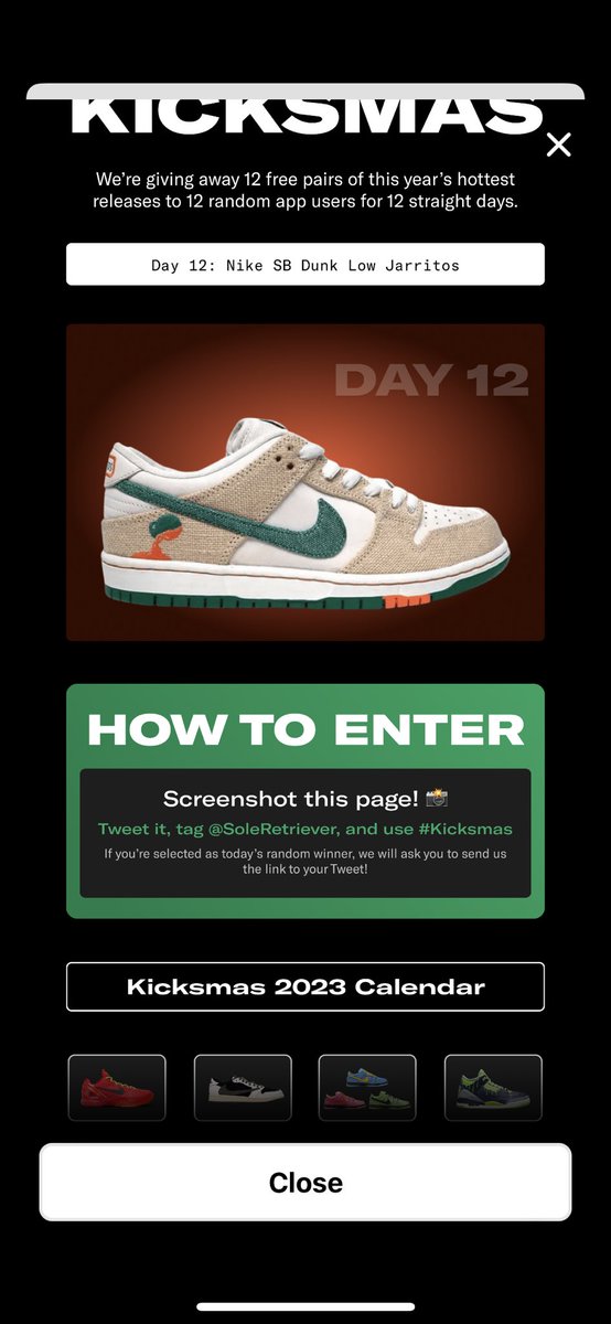 daddyhazmatt's tweet photo. #Kicksmas is a wonderful time of year! @SoleRetriever bring me some candy? https://t.co/dNxURnp5IO