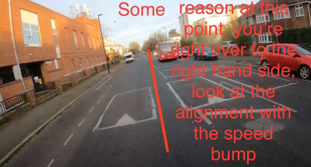 dadscard123's tweet photo. @CBikeLondon @Adamj087 @FortemSolutions @lambeth_council @fredacowell @Cavanaghj @willnorman @lane_cycle @saferrosendale @DulwichRoads @betterstreetswd @theJeremyVine Thank you for the video I can see from the beginning  you’re aware of your surroundings, but for some reason by the time the van was behind you your in the middle of the lane for no reason? stopping the van manoeuvring around you, compare the screenshots attached… https://t.co/tKJjIp2FJT