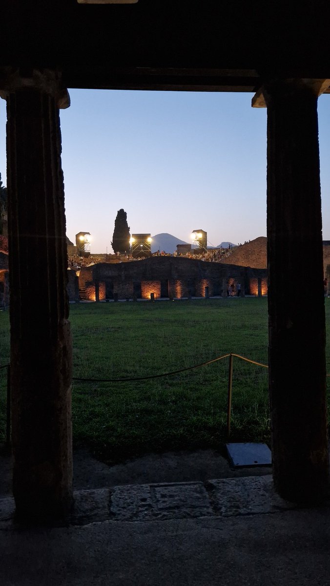gizmobury's tweet photo. @NMSOSOfficial One of the highlights of my year was seeing you in Pompei.  Was lucky enough that the gig took place on the first day of our stay in Sorrento. https://t.co/xMfVDLw6Ue