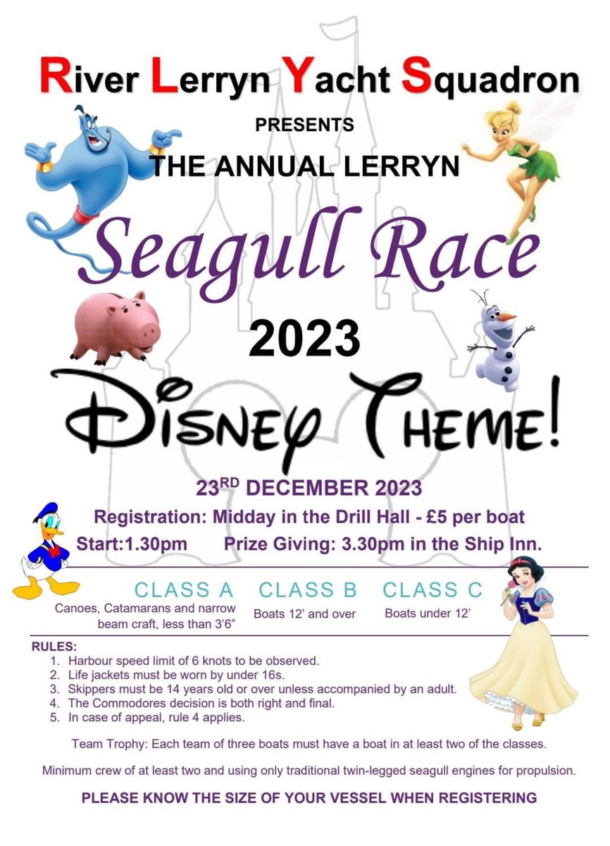 Great to once again attend the RLYS annual Seagull Race and show the flag. A great community event in the depth of Winter when other less hardy boaters are tucked up ashore.