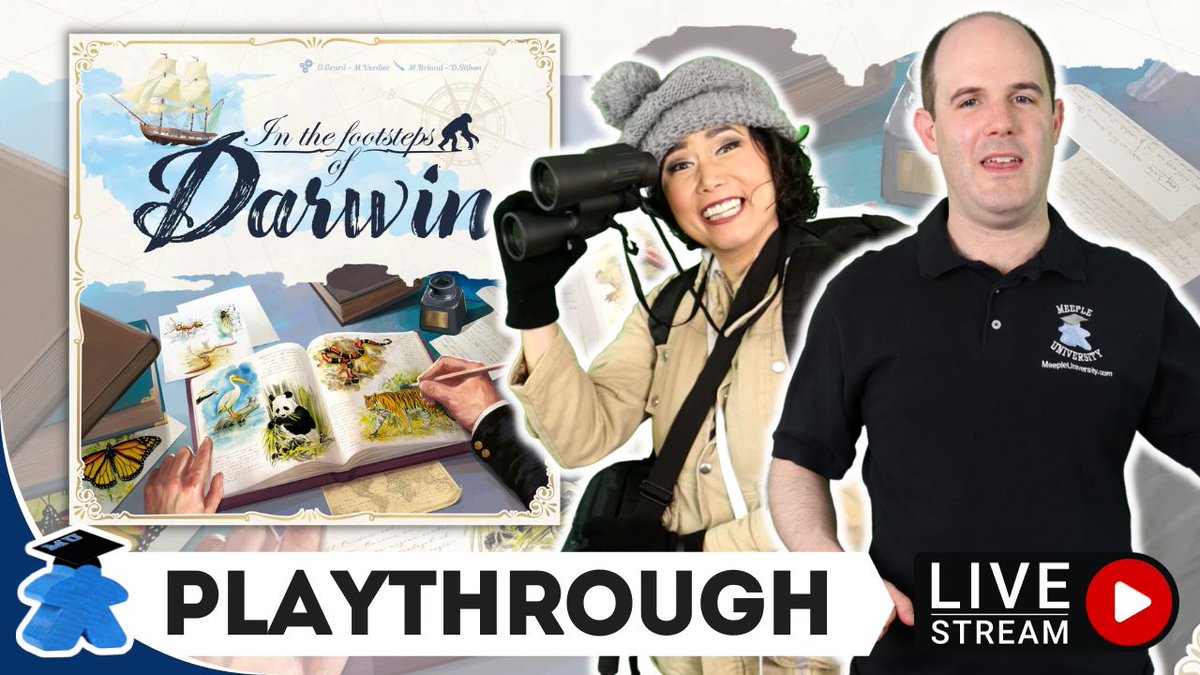 MeepleU's tweet photo. In about an hour, one more day till Christmas (in Australia), we'll be playing #InTheFootstepsOfDarwin - Join us for gameplay, chat and giveaway. Set reminder here- https://t.co/eb8eKccIfk
@srywearefr https://t.co/SZHItrPfUl