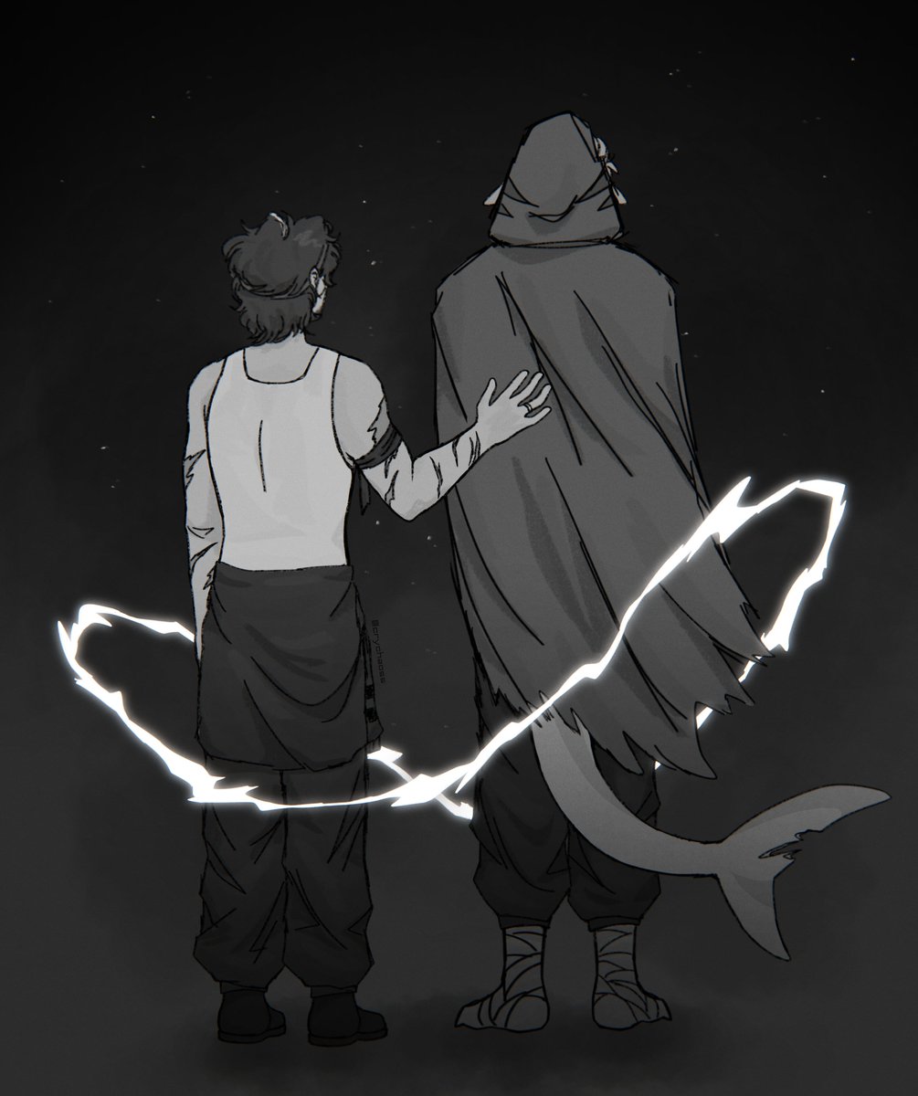 crychaoss's tweet photo. "Are we really human or are we just hiding the scales beneath our skin"
#qsmp #qsmpfanart #foolishfanart #foolishgamersfanart #cellbitfanart #castleduo https://t.co/R3icwMr3UY