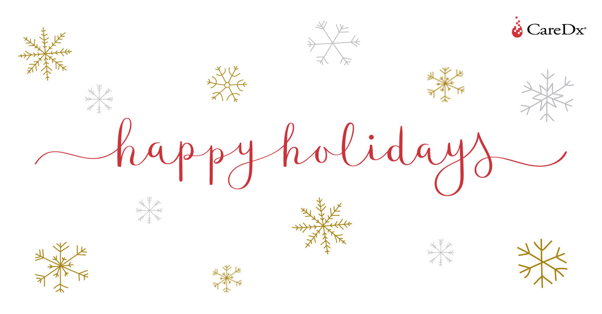 CareDx's tweet image. Season&apos;s greetings from the entire team at CareDx! Best wishes for a happy, healthy, and safe holiday season and the new year ahead!