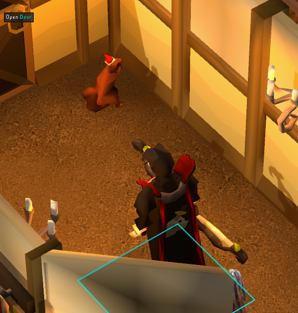 whoremond's tweet photo. they gave the squirrels in RuneScape little Santa hats https://t.co/TI8saohGjD