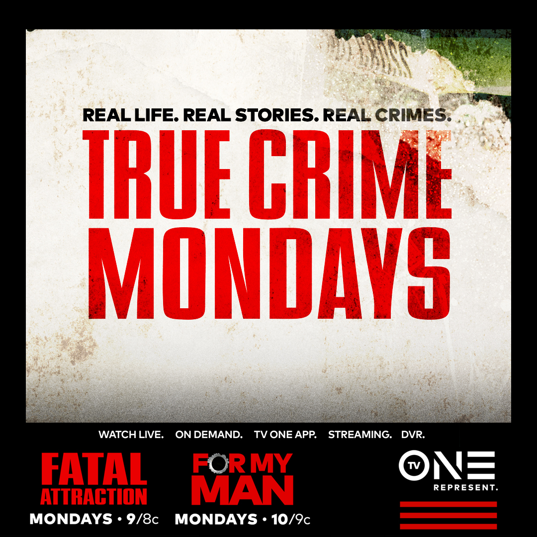 An all-new #TrueCrimeMondays line-up is coming your way, and you don't wanna miss it! Real life. Real stories. Real crimes. New episodes of #FatalAttraction and #ForMyMan return on Monday, January 1st at 9/8c, following an all-day #FatalAttraction marathon.