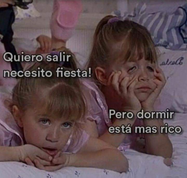 Mis dos personalidades discutiendo que voy a hacer hoy: