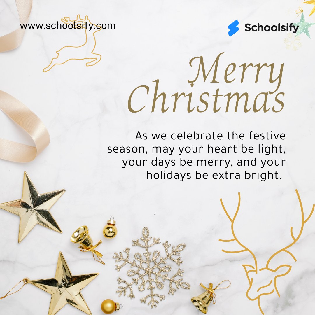 Merry Christmas 
As we celebrate the festive season, may your heart be light, your days be merry, and your holidays be extra bright. 

 #merrychristmas
