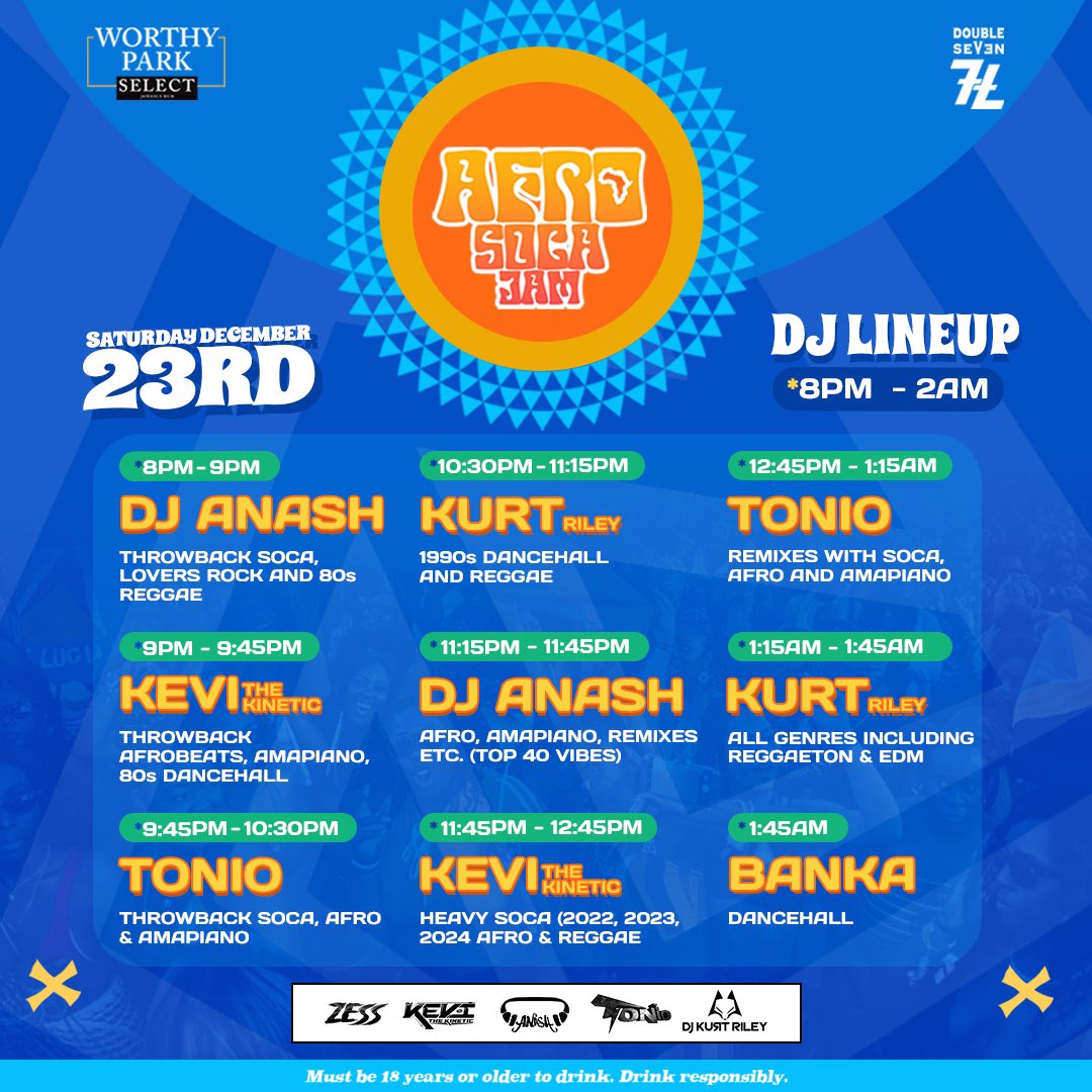 Afro Soca Jam Dec 28th tweet media