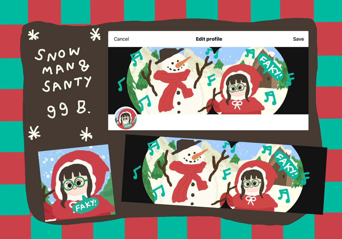 snowman and santy ⛄️

♡ price - 99 bath

♡ mention na ka

#ร้านฟอร์บอท #พื้นที่โปรร้าน 
#fakythebabyxworks