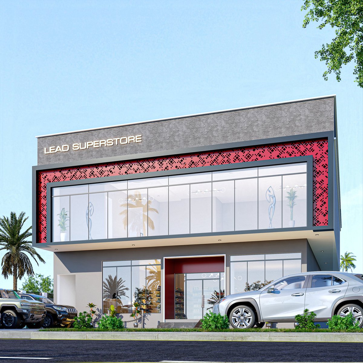 Space4two's tweet photo. Lead superstore
Behance: https://t.co/X7iFvSllR5

Engage guys!✌️

#architecture #exterior #chaosgroup #sketchup #3dmodeling #restaurant #archviz #vray https://t.co/z8QeNDmYPw