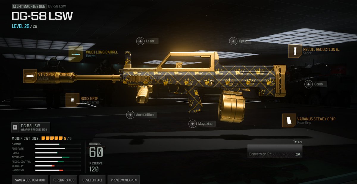 Iron Sight META is Back in Warzone 3, Szn One🎅

Use the DG-58 LSW before it get's NERFED...

• Fast TTK 
• Zero Recoil 
• Highest Accuracy Rating
• Quick ADS